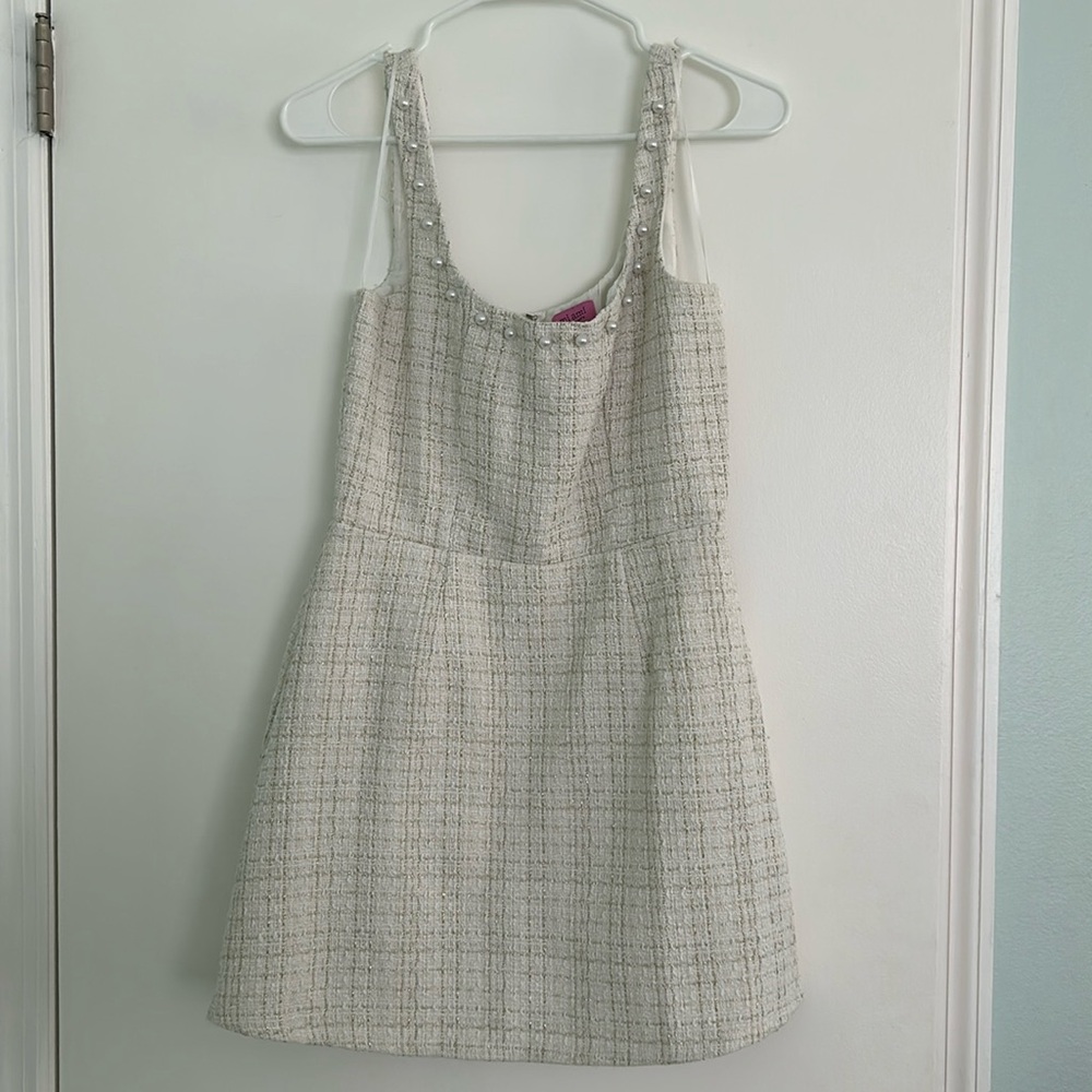 Frnacesca’s Tweed Mini Dress